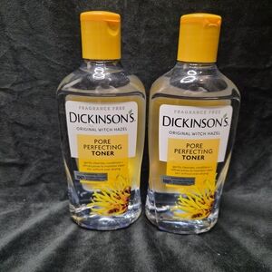 Dickinson’s Witch Hazel Pore Perfecting Toner 16oz Fragrance Free Bundle